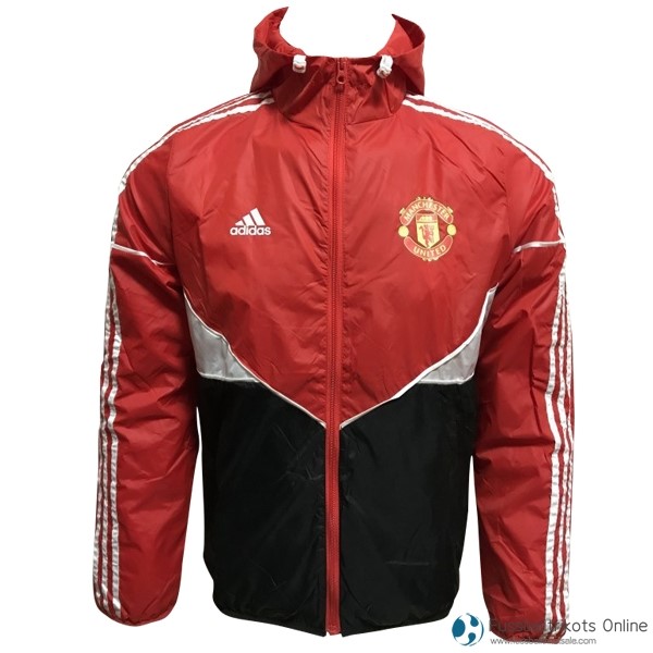 Manchester United Hoodies 2017/18 Rote Schwarz Weiß Fussballtrikots Günstig